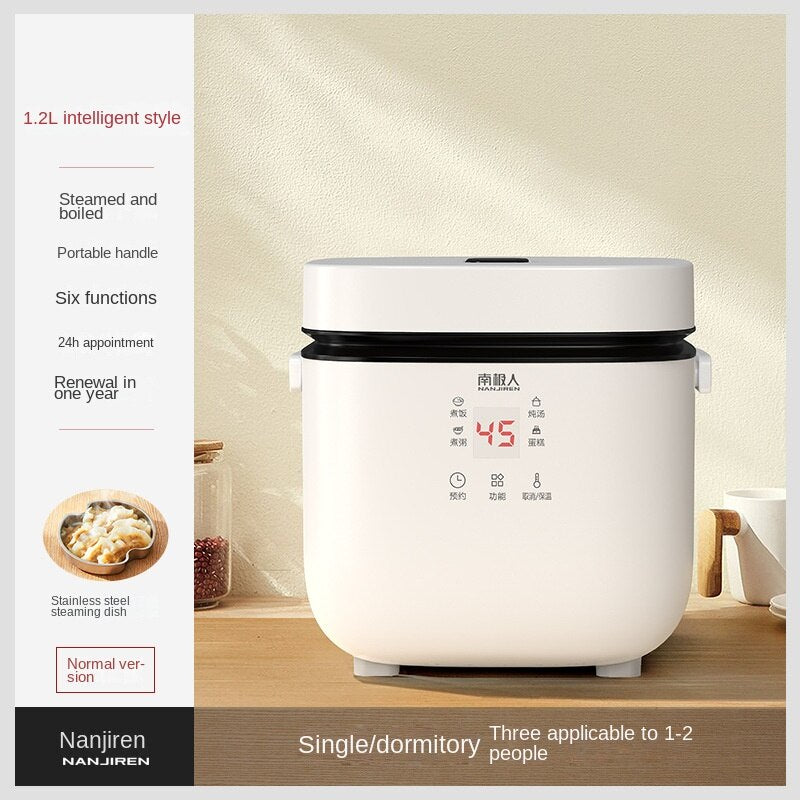 1.2L Small Household Electric Rice Pot Ceramic Glaze Intelligent